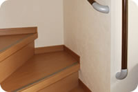 階段廊下の手すり